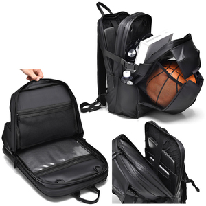 Custom Made Durable Basketball <b>Backpack</b> Stylish Laptop Compartment Zipper Closure Character Pattern for Outdoor Sports Equipment - Product Image 3