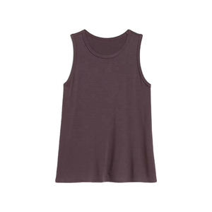Nueva llegada de las mujeres de color sólido gimnasio entrenamiento Fitness camiseta sin mangas personalizada Jersey tela diferentes diseños disponibles - Product Image 3