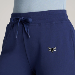 Pantalon de survêtement décontracté pour femme 2026, taille élastique, en molleton, style urbain, devant plat, respirant, design hiver, avec bande latérale - Product Image 2