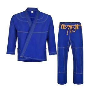 Uniforme de Karate Transpirable, Elástico, Duradero y Ligero de Poliéster/Algodón para Entrenamiento de Artes Marciales, Kimono de Jiu Jitsu - Product Image 1