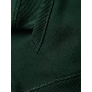 Sweat-shirt unisexe OEM à fermeture éclair, doux et délavé, en polaire/éponge française, polyester/coton, respirant, séchage rapide, pour l'hiver - Product Image 5