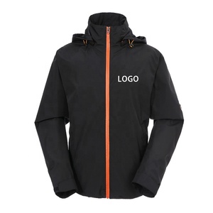 Chaqueta de lluvia para hombre de la mejor calidad 2025, mangas completas, cuello levantado de nailon impermeable con patrón, ajuste holgado para lluvia intensa de invierno - Product Image 4