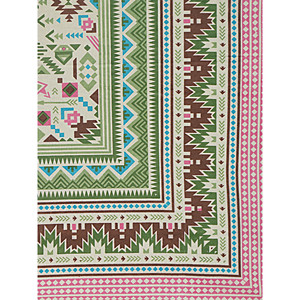 100% Cotton Green <b>Floral</b> 3-Piece King <b>Sheet</b> Set with 2 Pillow Covers (ADB1495) - Product Image 5