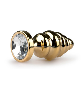 Fabricante y proveedor mayorista Gold Butt Plug Steel Metal Anal Butt Plug BDSM Dildo Bondage Jeweled Butt Plugs - Product Image 4