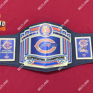 เข็มขัดแชมป์ชิคาโกแบร์ส ขนาดผู้ใหญ่ ทำจากสังกะสี หนา 2 มม. 4 มม. - Product Image 1