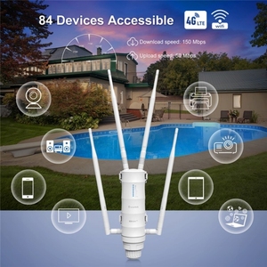 Mới nhất thiết kế Wavlink wn572he4d AC1200 4G LTE <span class=keywords><strong>Wifi</strong></span> Dual Band 4 có thể tháo rời anten router 4G di động <span class=keywords><strong>wifi</strong></span> Router - Product Image 4