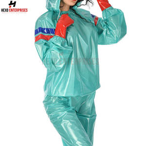 Professional Gym Wears <b>Sauna</b> <b>Suit</b> Hot Sales Customized Fitness Weight Loss Sweat Pvc <b>Sauna</b> <b>Suit</b> Cheap Price Polyester <b>Sauna</b> <b>Suit</b> - Product Image 2
