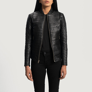 New Design Women <b>Winter</b> <b>Leather</b> <b>Jackets</b> New Fashion Ladies Casual Wear Vintage <b>Leather</b> <b>Jacket</b> - Product Image 2