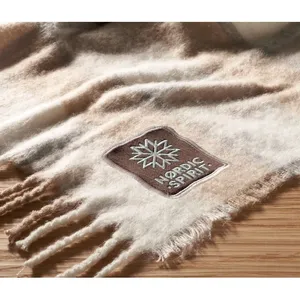 Couverture Quet Raschel durable et écologique, fabriquée à partir de mohair recyclé pour le merchandising - Product Image 4