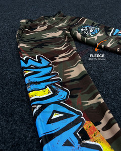 Conjunto de Sudadera con Capucha y Pantalones Deportivos para Hombre, Personalizado, con Estampado, Estilo Vintage, Ligero, de Algodón, con Cordón Ajustable - Product Image 4