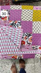 Reversible Cotton Patchwork <b>Quilts</b> Handcrafted Comfort and Chic Style for Your Home Sanctuary Kantha Bohemian <b>Bedding</b> Bedspread - Product Image 3