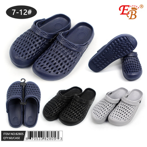 Zapatos de Agua para Hombre Eb, Punta Cerrada, Parte Superior de Plástico Transpirable, Suela de EVA, para Todas las Estaciones, Tallas 7-12 #   Estuche de 48 piezas - Product Image 1