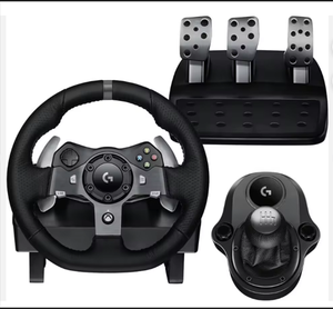 Volante y Pedales de Carreras de Acero G920 Sellados de Fábrica - Product Image 1