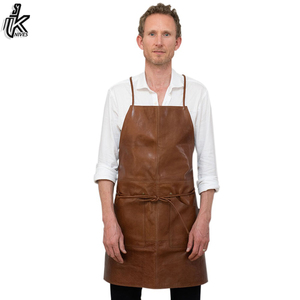 Delantales de cuero OEM elegantes de gran oferta, diseño impermeable personalizado - Product Image 6