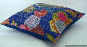 Housse de coussin décorative en coton bohème vintage tissée à la main, imprimée en bloc, écologique, fermeture à enveloppe, qualité supérieure - Product Image 3