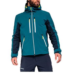 Veste Softshell à Capuche Personnalisée pour Homme Légère Imperméable Coupe-Vent Respirante en Nylon Enduit Veste d'Hiver - Product Image 4
