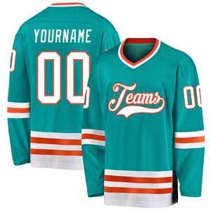 OEM ODM Unisex Breathable 100% Polyester Ice Hockey Jersey Custom Logo Adult Quick-Dry Moisture-Wicking Sportswear Wholesale - Product Image 1