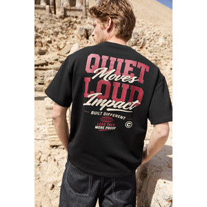 Camiseta GRIMELANGE DUKI para Hombre, Cuello Redondo, Algodón Orgánico, Estampada, Talla Grande - Product Image 2