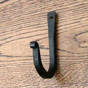 Premium vintage iron wall hooks with timeless look <b>for</b> wall <b>hanging</b> essentials in modern or rustic interiors - Product Image 1