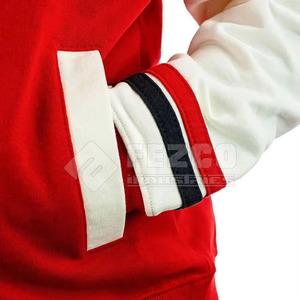 Versatile Letterman <b>Jacket</b> for Men with Stand Collar and Front Logo <b>Waterproof</b> Breathable Eco-Friendly Winter <b>Jacket</b> - Product Image 5