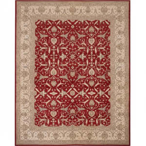 Tapis de Peshawar et de Khotan noué à la main, unique en son genre, 13'04 x 10'0 Pes_Kho_119 - Product Image 1