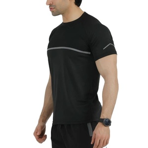 Camiseta Deportiva Ligera de Secado Rápido, 95% Poliéster, 5% Elástico, Cuello Redondo, Lisa, con Logotipo Personalizado, Precio Bajo, Venta al Por Mayor de Fábrica - Product Image 3