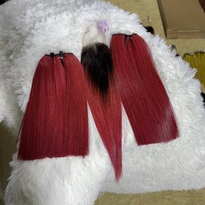 Extensiones de cabello humano Remy para mujer, pelo liso de estilo vietnamita, venta al por mayor - Product Image 4