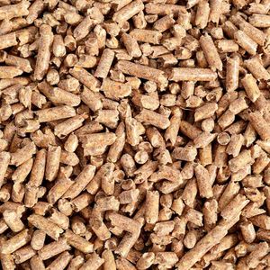 Briquette de modèle de bâton de granulés de bois de pin brun et de chêne de 50mm diamètre de 6mm emballés dans des sacs pour chaudière - Product Image 5