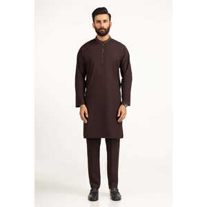 ชุดสูทธุรกิจ/งานแต่งงานทรงเข้ารูปปักลาย  ไซส์ XL กระดุมแถวเดียว ผ้าวูลเนื้อละเอียด ลายพิมพ์ รุ่น SK-EMB25-006 - Product Image 2