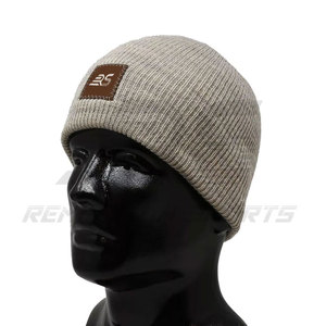 Gorros de punto personalizados logotipo bordado gorro cálido gorro de invierno de ganchillo para hombre en precio al por mayor - Product Image 2