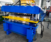 Machine de formage à froid à double étage IRONSTAR, très vendue, pour panneaux de toiture métalliques galvanisés PPGI à deux profils