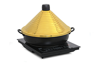 Chauffe-plat électrique avec couvercle enroulable, acier inoxydable hydraulique, isolé de qualité supérieure et durable pour buffet et traiteur