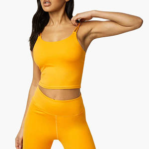 Soutien-gorge de sport sans couture à fort impact pour femmes, rembourré, grande taille, soutien-gorge de yoga, sublimation unie, 2024, personnalisé, haut de sport pour femmes, soutien-gorge de sport - Product Image 2