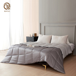 Vente en gros d'hôtel bio de luxe King Size pelucheux refroidissement bambou anti-insecte couette ouate OEM/ODM - Product Image 2