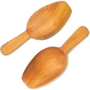 Ustensiles de cuisine Cuillère à cuillère en bois Mini cuillère à sel de bain en bois Cuillère à bonbons Cuillère à thé à mesurer À prix abordable - Product Image 2