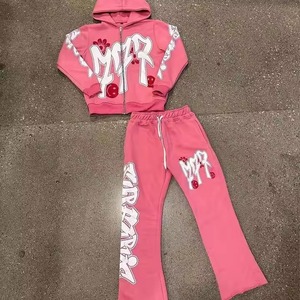 Conjunto Deportivo Personalizado de Fabricante, Ropa Deportiva Urbana con Letras Impresas y Logotipo, 100% Algodón, Conjunto Deportivo de Moda para Hombre - Product Image 4