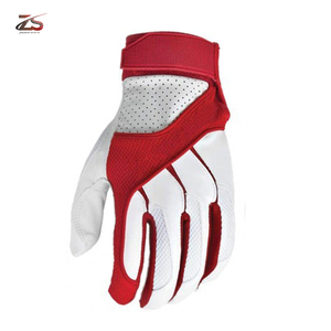 Guantes de bateo de béisbol de la mejor calidad, logotipo personalizado, diseño transpirable de Cuero al por mayor para posición de receptor al aire libre - Product Image 4