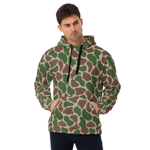 Sudadera con Capucha de Camuflaje para Hombre, Manga Larga, con Logotipo Personalizado al por Mayor, Transpirable, con Cremallera Frontal - Product Image 5