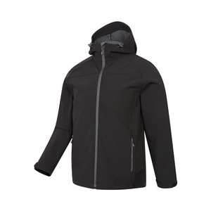 Nouvelle veste de tempête de coquille souple de mode Simple veste imperméable décontractée pour l'uniforme d'équipe unisexe LOGO personnalisé en gros - Product Image 4