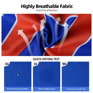 Camisetas personalizadas de softball, uniformes transpirables con botones completos, con diseño impreso de sublimación suave de talla grande - Product Image 6