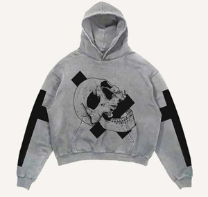 Sudaderas con capucha Unisex de gran tamaño para hombre, jersey de bolsillo de canguro de algodón 100%, Sudadera con capucha de invierno, ropa cómoda, tela estampada con capucha - Product Image 6