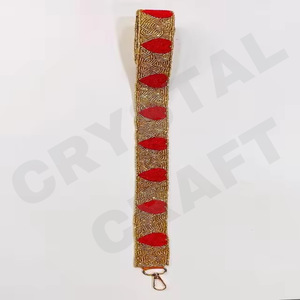 Woo Pig สายรัดลูกปัดสีทองสำหรับกระเป๋าเครื่องประดับแฟชั่นที่กำหนดเอง - Product Image 6