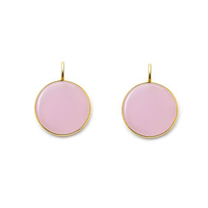 Pendentif Breloque en Onyx Noir Rond Lisse, Sertissage en Argent Sterling Plaqué Or, Fournisseur Indien en Gros - Product Image 4