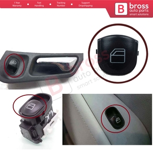 BDP186 Passenger <b>Window</b> Single Switch Button Cover For C Class W203 S203 CLK W209 C209 A209 A2038200210 - Product Image 5