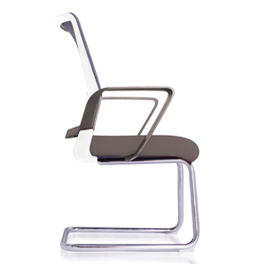 Chaise de bureau ergonomique Java XT03 GTC006, design contemporain en maille avec appuie-tête réglable, cadre blanc, tissu en PP - Product Image 2