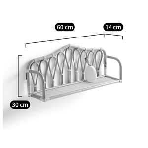 Estante de pared de ratán hecho en Vietnam material ecológico utilizado para decoración del hogar estante de almacenamiento al por mayor - Product Image 5