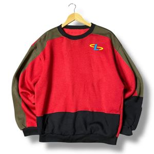 T-shirt à manches longues pour homme, tendance, vente chaude, personnalisé, de haute qualité, délavé à l'acide, avec patchs, style ample, col rond, sweat-shirt pour homme - Product Image 1