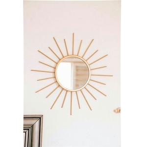 Miroir mural d'intérieur pour la décoration de la maison, design feuille, décoration classique et moderne, miroir avec plusieurs finitions - Product Image 1