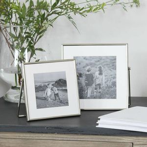 Classic Designer Metal Photo Frame For Elegant <b>Tabletop</b> <b>Display</b> With Polished Finish And Timeless Design - Product Image 2