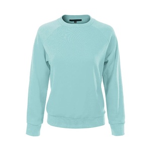 Fabricants de vêtements pour femmes, sweats à capuche et sweat-shirts unis, couleur unie, sweat-shirt chaud pour femmes, chemises à col rond en coton - Product Image 4